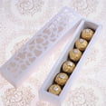 thumbnail image 3 of Advancent 10 Uds. Contenedor de almacenamiento cajas clásicas largas Macaron galletas postre caramelo caja organización reunión Gaine Herramientas y accesorios para hornear Blanco, 3 of 6