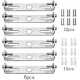 thumbnail image 3 of 6 Pieces Ceiling Light Fixture Bracket Ceiling Light Plate Holder Ceiling Lamp Plates 95mm With Screws Ceiling Accessories Lighting, 3 of 5