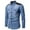 Light Blue#big and tall denim shirts for men, variant on Men's Shirts2024, Mens Cotton Cowboy Denim Shirt Snap Button Up Long Sleeve Casual Slim Fit Western Denim Distressed Shirts