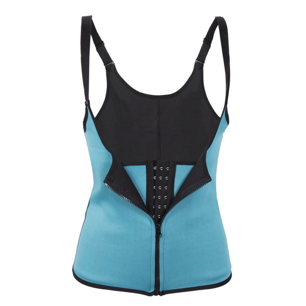 Waist Trainer Clip & Zip Double Layer Neoprene Body Shaper Waist