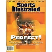 Angle View: RDB Holdings & Consulting CTBL-020353 Tennessee Volunteers 1998 Natl Champs Commemorative Sports Illustrated Full Magazine - January 13, 1999 13-0 Perfect Minor Wear