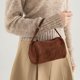 thumbnail image 3 of Bolso Hombro Casual Bandolera Cuero Gamuza Almohada (café), 3 of 8