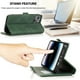 thumbnail image 5 of Funda de cuero con tapa para iPhone, carcasa con soporte para tarjetas, 15, 14, 13, 12 Mini, 11 Pro, XS, MAX, X, XR, 8, 7, 6s, 6 Plus, 5, 5s, SE, 2020, 2022, 5 of 5