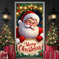 thumbnail image 2 of Decorative Design Merry Christmas Banner Santa Claus Holiday Backdrop for Christmas Party Indoor Celebration Festive Decoration Holiday Event, 2 of 9