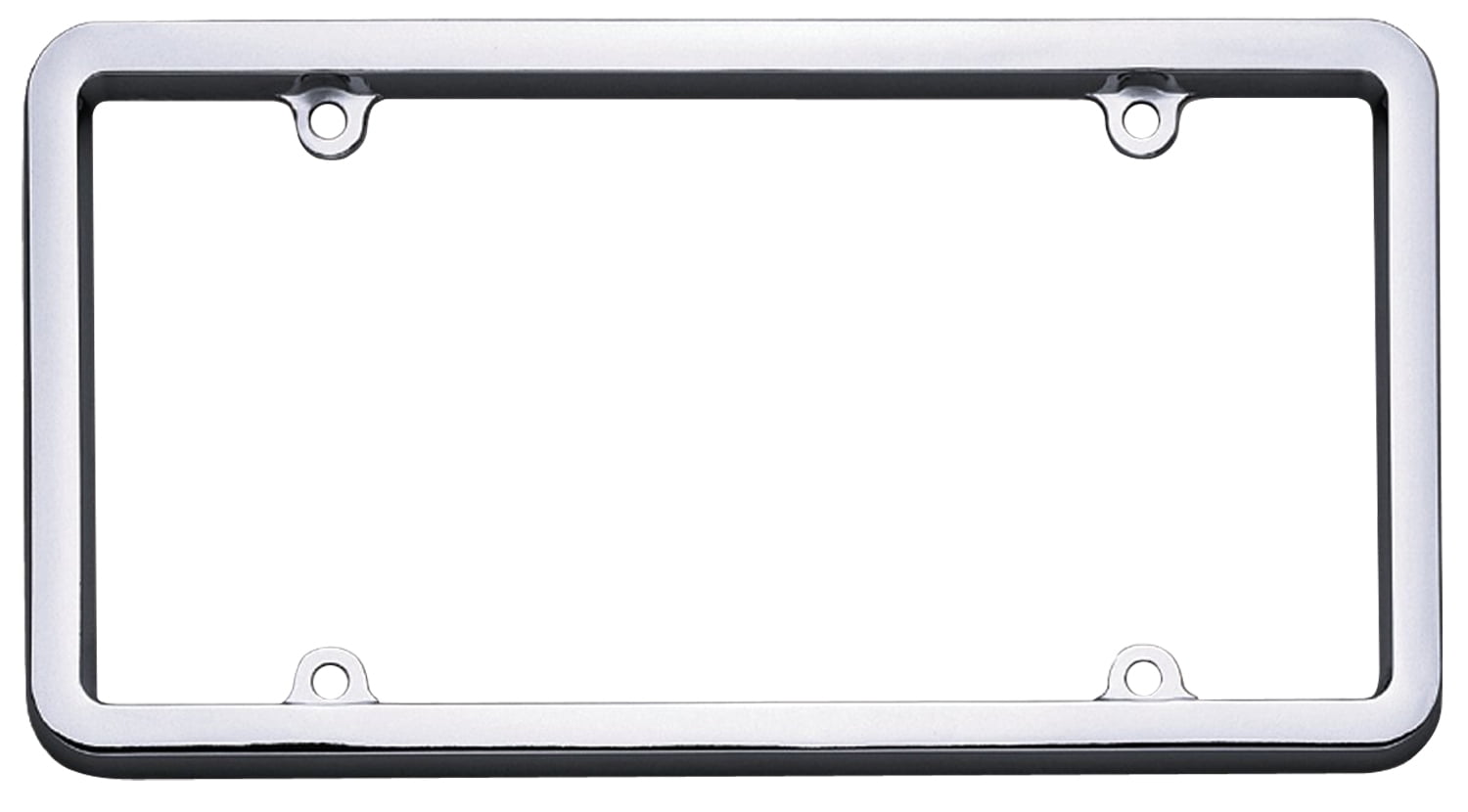 Cruiser Accessories 20130 Classic License Plate Frame, Chrome Walmart