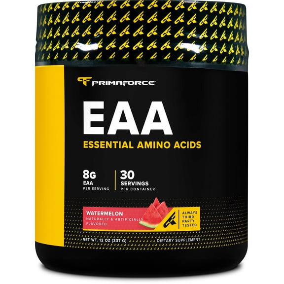 PrimaForce EAA Powder 30 Servings (Watermelon) - Essential Amino Acids - Non-GMO and Gluten Free