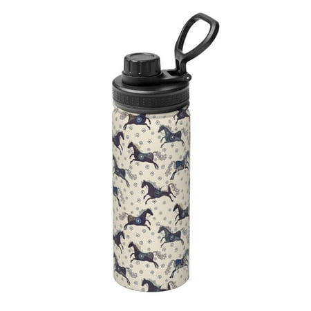 

Xecao Horse for 18oz Sports Insulated Kettle Thermos Flask For Outdoor Fitness Running And Travel Thermos Flask Insulated Water Bottles