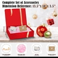 thumbnail image 2 of Caja de regalo DUOTAN magnética roja 34x25x9 cm Set 2, 2 of 7