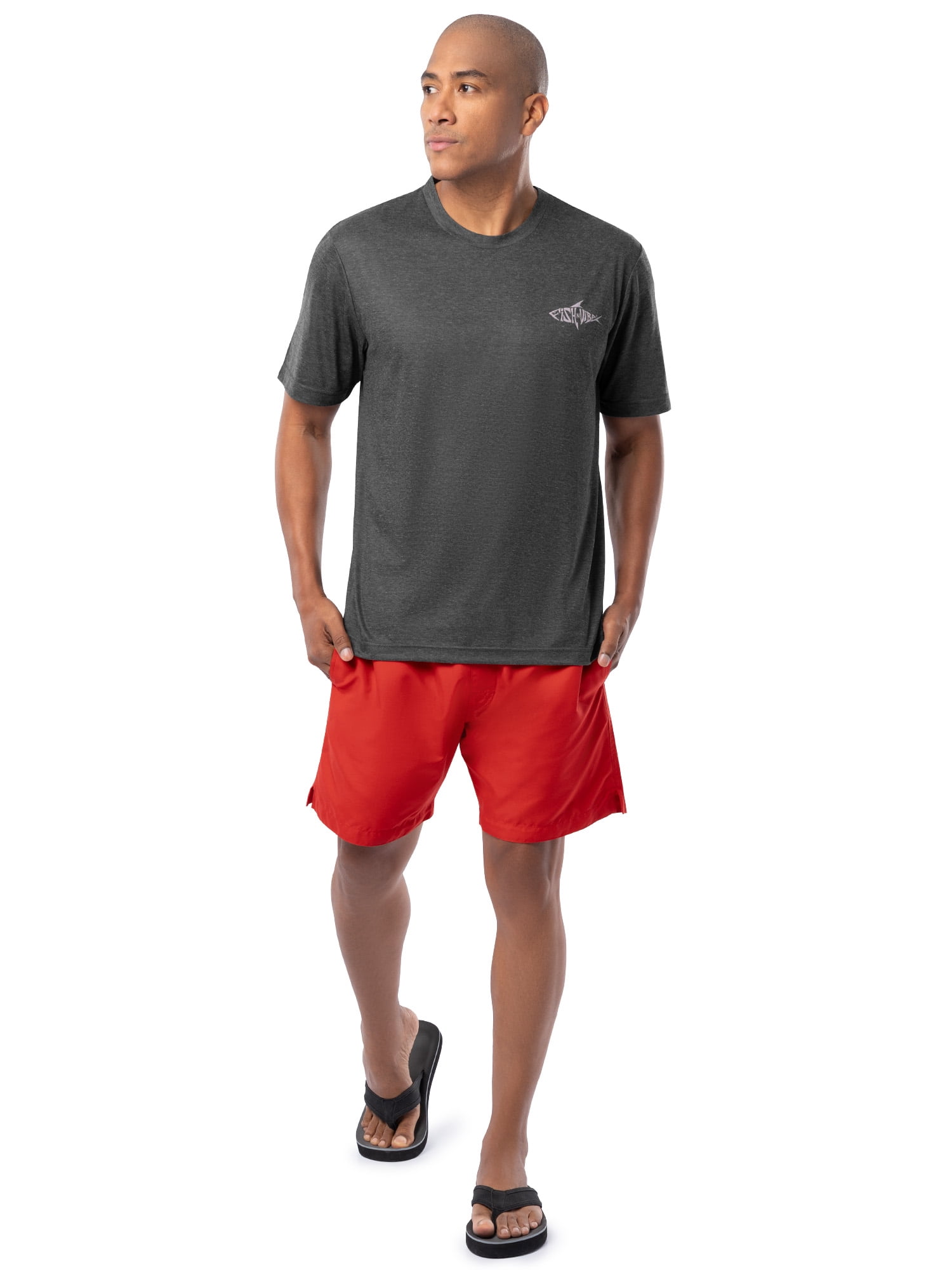 Fish N Vibe Men's Short Sleeve Fishing Performance Outdoor Graphic T-Shirt, size S-3XL