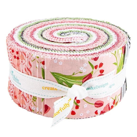 Riley Blake - Front Porch by Jill Finley 2.5" Rolie Polie 40 pcs
