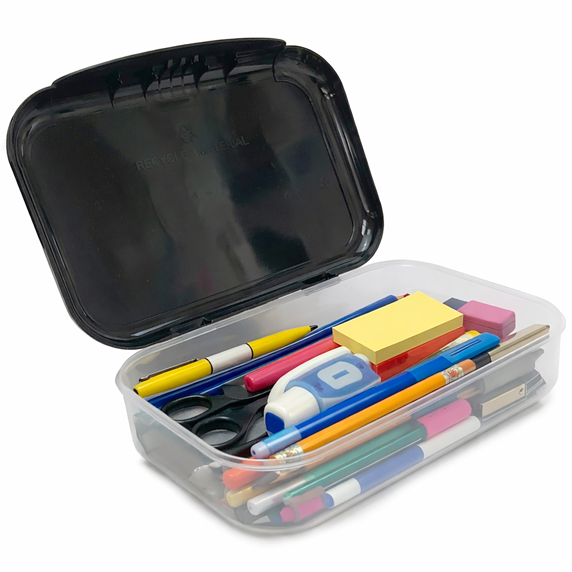 ZIPIT Recycled Plastic Pencil Box Blushing Panda, Large Capacity photo 7