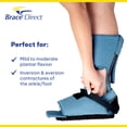 thumbnail image 4 of SoftPro Ambulating AFO - For Plantar Flexion, Inversion, and Eversion Contractures of the Ankle and Foot- Support and Rehabilitation- L4396 - OCSI by Brace Direct, 4 of 8