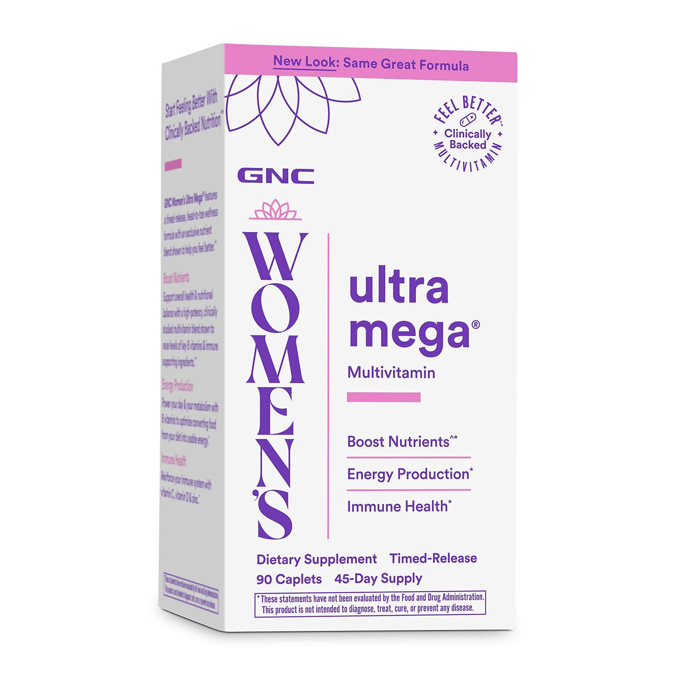 GNC Womens multivitamin, 90 Caplets (Pack of 1)