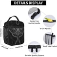 thumbnail image 6 of Black Bats Insulated Lunch Bag, Lunch Box for Office Travel, Lunch Bag for Men and Women, 6 of 6