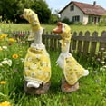 thumbnail image 5 of 23In Porch Pet Goose Clothing Set Spring Floral Cape for Garden Ornaments and Outdoor Yard Entryway Decoration, 5 of 8