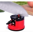 thumbnail image 2 of (Red)Suction Knife Sharpener Manual Sharpener Whetstone Whetstone Sharpener with Suction Cup for all Blade Types for Kitchen,Workshop,Craft Rooms,Camp, 2 of 5