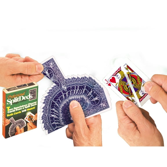Loftus Professional Magic Split see it to believe it 3.75" Trick Card Deck