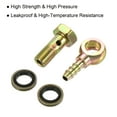 thumbnail image 4 of Uxcell 6mm Barb M8x1 Male Thread Hose Pipe Fitting Elbow Carbon Steel Adapters, 4 of 5