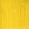 thumbnail image 1 of Ahgly Company Indoor Square Solid Yellow Modern Area Rugs, 4' Square, 1 of 4