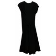 thumbnail image 1 of Proenza Schouler Robe Noire à Manches Courtes pour Femmes - 2, 1 of 2