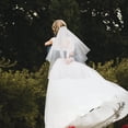 thumbnail image 5 of CIMAXIC Mariage 1 Pce Robe de Mariée Voile Simple Court Voile de Mariée (Blanc), 27.56"X3.15"X0.39 Pouces, 5 of 5