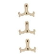 thumbnail image 4 of Raindrops Wooden Display Stand Set, 3 Pieces for Plates, Pictures, Tea Cakes, Versatile and Home Decor, 4 of 8