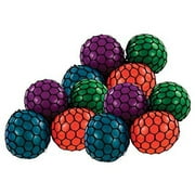 Grape Bunch Sensory Squeeze Balls 2" Cool And Fun Assorted Colorful Grape DNA Squish Ball - 1 Dozen Excellent Stress reliever, for Giveaways, Rewards - By Kidsco