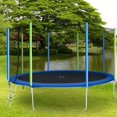 thumbnail image 2 of 14FT Trampoline for Kids with Safety Enclosure Net, Ladder and 8 Wind Stakes, Round Outdoor Recreational Trampoline, 2 of 10