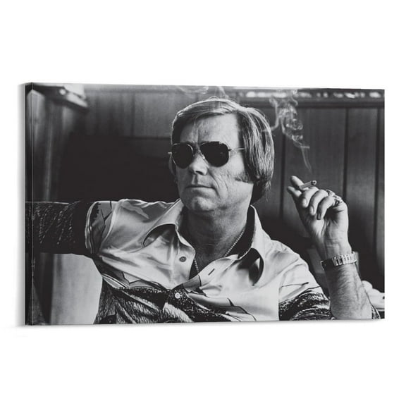George Jones Musician  Country Music Posters 5 Canvas Wall Art Print For Room Aesthetic And Decor Poster For Bedroom Office Home Dorm Kitchen Bathroom Decor