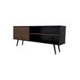 thumbnail image 2 of Mueble Mesa para TV DECOMOBIL Moderno Negro Mate/Nogal Neo, 2 of 4
