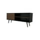thumbnail image 2 of Mueble Mesa para TV DECOMOBIL Moderno Negro Mate/Nogal Neo, 2 of 4