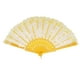thumbnail image 1 of Dulce Rosa Lentejuelas Encaje Flores Mano Ventilador Fan Boda Mano Ventilador jinwen  Ventilador de mano, 1 of 7
