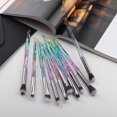 thumbnail image 3 of KOSMETYI Eye Brush Mini Diamond Makeup Brush Set Eye Shadow Lip Eyebrow Brushes High Quality Professional Lip Eyeliner Tools 10PCS WHBR, 3 of 5