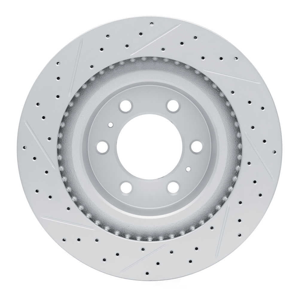 Dynamic Friction Company 830-76162R DFC Geoperformance Rotor - Drilled and Slotted
