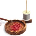 thumbnail image 4 of RENACLIPY Wooden Beading Tray with Spool Holder Brown Beads Making Tool for Jewelry Storage, 4 of 8
