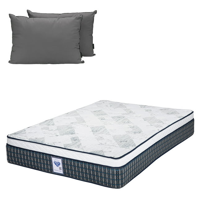 Colchón Queen Size Spring Air Cardona + Almohada 2-Pack DICASA