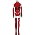 thumbnail image 4 of Women's Futuristic Red 02 Bodysuit Spandex Zentai Suit Tight Jumpsuit Outfit, 4 of 7