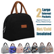 thumbnail image 1 of ComfiTime Bolsa de Almuerzo Térmica para Mujeres, Gran Capacidad de 8 L o 14 Latas, Linda Bolsa para Trabajo, Escuela, Bolsillo Adicional con Cremallera para Billetera y Teléfono, 1 of 1