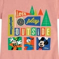thumbnail image 3 of Disney - Lets Play Outside - Toddler & Youth Girls Short Sleeve Graphic T-Shirt, 3 of 5