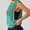 c01Green, variant on Women's Sleeveless Mesh Workout Hooded Top Gym Activewear Crop Tank Top Open Side Shirt for Athletic Exercise Running White S