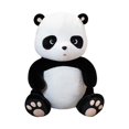 thumbnail image 4 of Peluche de oso panda gigante kawaii, animal de zoológico de dibujos animados acostado de pie, regalo reconfortante para niños, 4 of 5