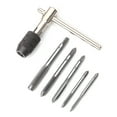 thumbnail image 2 of 6Pcs T Type Tap Wrench Set T Handle HSS Hand Tool for Auto Mechanical Maintenance M3‑8, 2 of 13