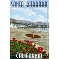 thumbnail image 4 of Santa Barbara, California, Beach and Pier Scene (19x27 inches, Premium 500 Piece Jigsaw Puzzle for Adults and Family, Made in USA), 4 of 4