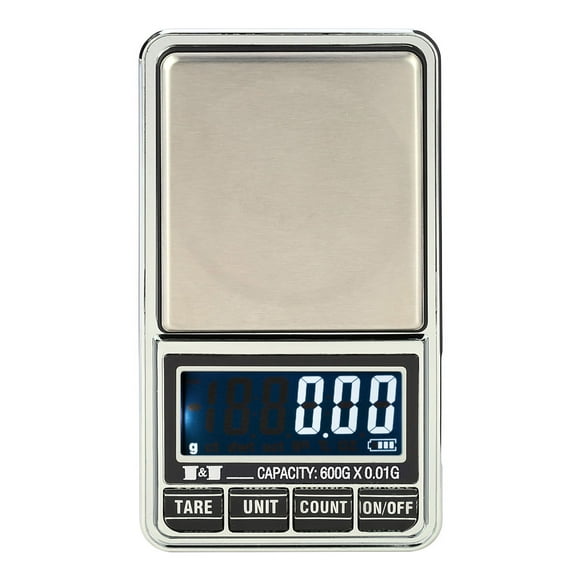 Balance de précision électronique de précision de balance de poche électronique de bijoux de bijoux mini numérique 600g * 0.01g