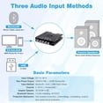 thumbnail image 3 of Placa Amplificadora de Audio 2.1 Canales TDA7498E, 160Wx2 + 220W Subwoofer, con Bluetooth, USB, AUX y Control de Graves/Agudos para Proyectos DIY, 3 of 7