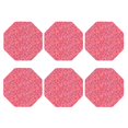 thumbnail image 2 of Gaeub Colorful Sprinkles Donuts Print 6 Pcs Leather Coasters for Drinks ,Drink Coasters Sets,Drink Table Cup Coasters for Living Room Kitchen Coffee Decor,Octagon, 2 of 7