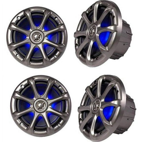 Kicker Speaker, 65 W RMS, 390 W PMPO, 2-way, 4 Pack