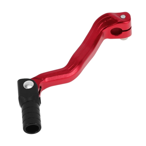 Folding Motorcycle Gear Shifter Lever for Bosuer M4 Aluminum Alloy Pedal Shift Lever Arm Red Lever Black Head