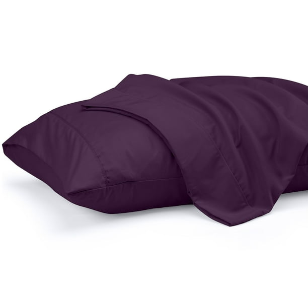 Funda de almohada Utopia Bedding King, 51 x 102 cm, microfibra suave, paquete de 2