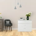 thumbnail image 4 of [] Modern Simple 3-Drawer Dresser White, 4 of 7